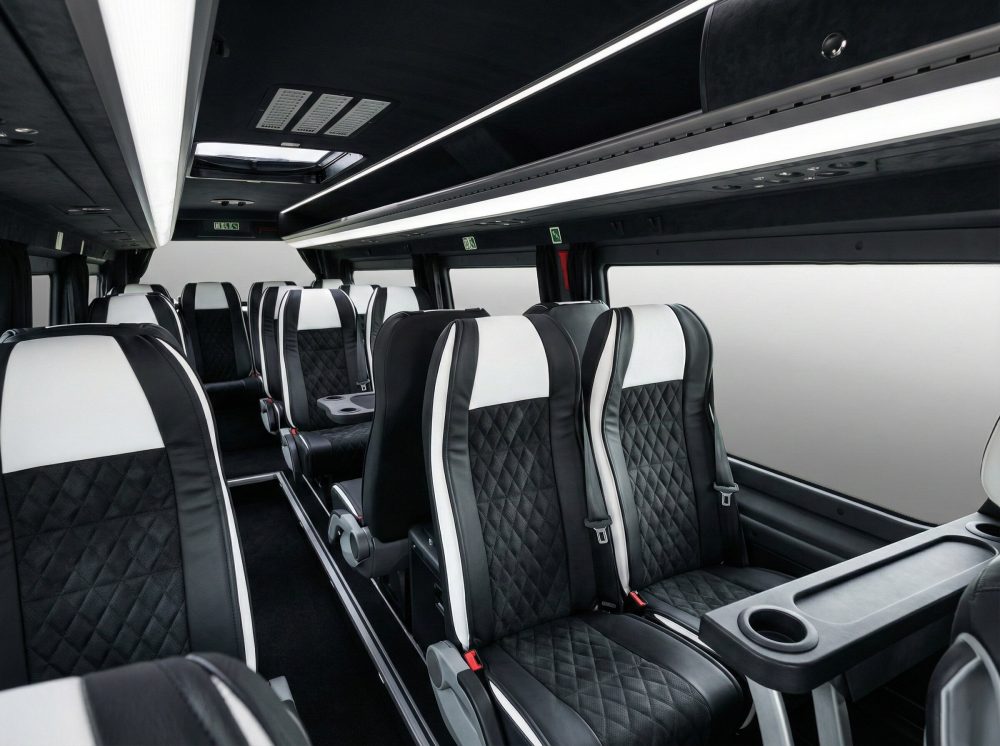 Interieur – VIP Sprinter für bis zu 16 Passagiere, FIVEWAY Nürnberg